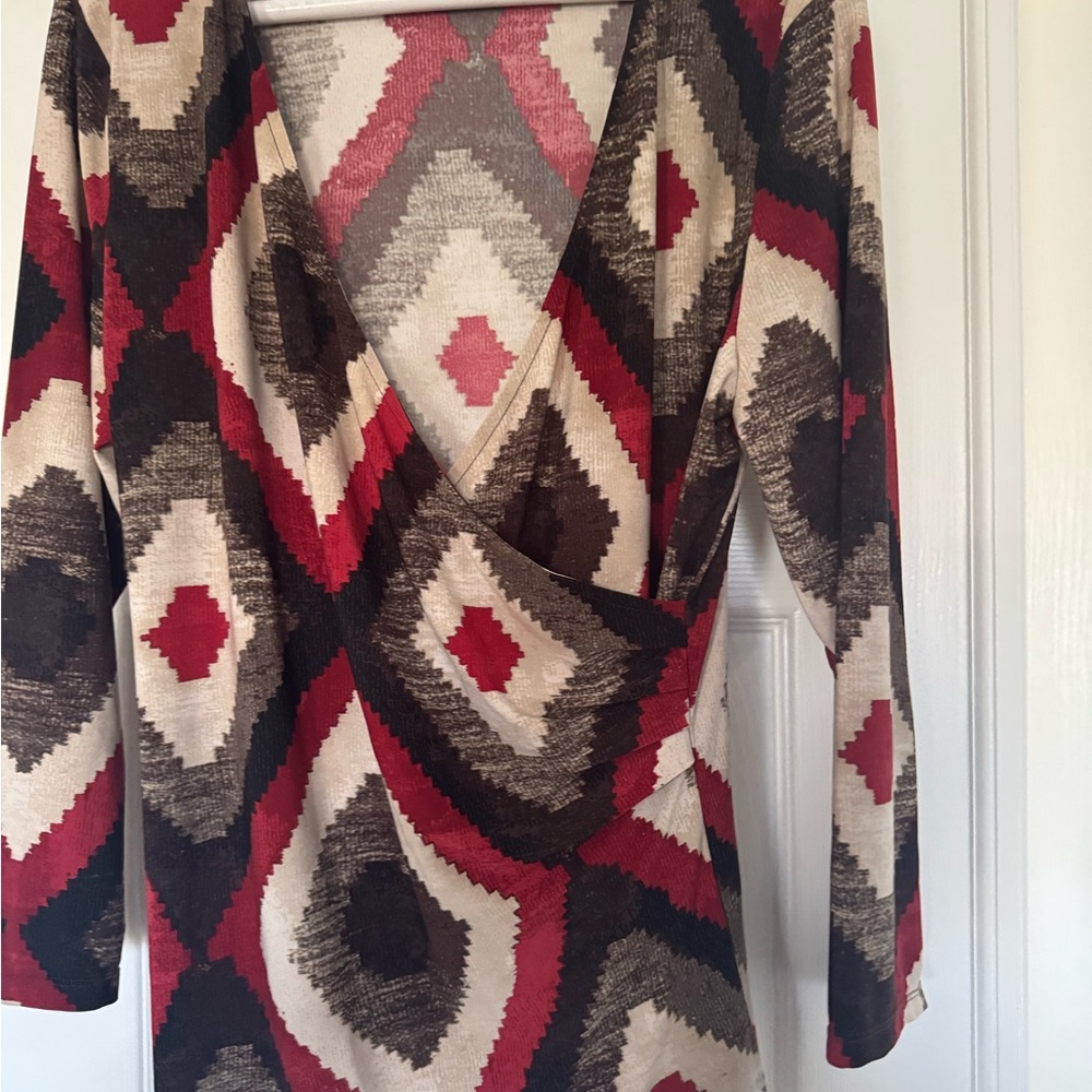 Ralph Lauren Geometric Patterned Long Sleeve Shirt